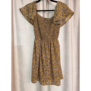 Yellow Floral Dress